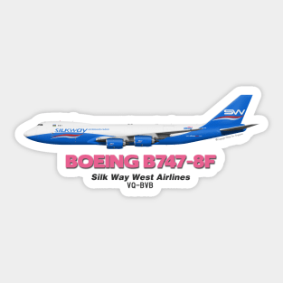 Boeing B747-8F - Silk Way West Airlines Sticker